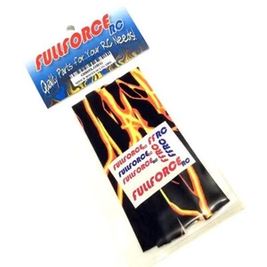 FullforceRC Traxxas MAXX 89076-4 Shock Socks Shock Absorber Socks Lightning Orange - Picture 1 of 4