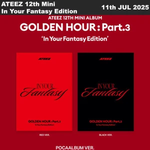 ATEEZ GOLDEN HOUR: Parte 3 12º Mini Álbum In Your Fantasy Edition POCAALBUM Ver - Imagen 1 de 5