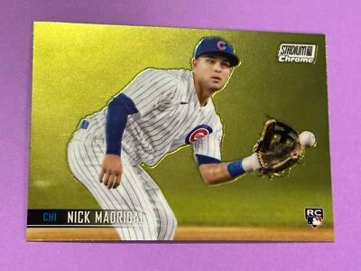2021 Topps Stadium Club Chrome Nick Madrigal Rookie #59 Chicago Cubs RC (H) - Image 1 of 2