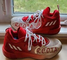 Adidas Dame 7 EXTPLY Basketball Shoe Red White Size Men 10.5 US, Great Condition