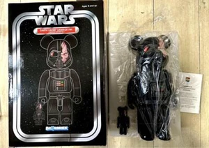 MEDICOM TOY BE＠RBRICK DARTH VADER DAMAGE Ver. (OBI-WAN KENOBI Ver.) 100％ & 400％ - Picture 1 of 6
