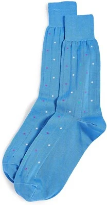 Calcetines acanalados PAUL SMITH para hombre azules a lunares nuevos con etiquetas hechos en Italia 🇮🇹  Foto 1 de 3