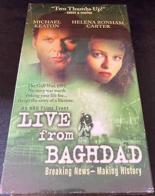 Live from Baghdad (VHS, 2003) -Michael Keaton/Helena Bonham Carter - HBO - NEW - Image 1 of 4