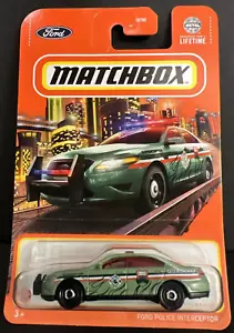 Ford Police Intercept 64/100 Matchbox Metal Fire Rescue 2025 ~ caja se envía gratis - Imagen 1 de 9