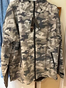PAIKKA - Human Visibility Raincoat - NWT - Camo / Reflective - Size L/XL - Picture 1 of 5