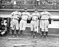 Lou Gehrig Dugan Durocher Koenig Photo 8X10 - Yankees 1928 