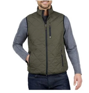 Free Country Men's Lightweight Sleeveless Quilted Trail Creek Puffer Vest Small - Picture 1 of 8