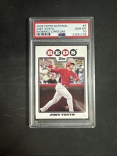 2008 Topps #7 National Baseball Card Day Joey Votto RC PSA 10 GEM MINT Reds