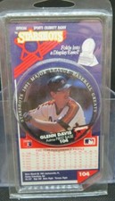 1991 STARSHOTS BUTTON GLENN DAVIS 104 IN PACKAGE