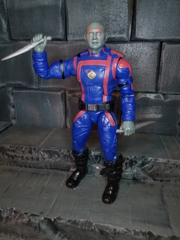MARVEL LEGENDS GUARDIANS OF THE GALAXY VOL 3 DRAX Loose - NO COSMO BAF Cover
