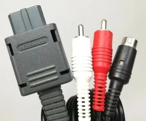 Official Nintendo S-Video Cable SHVC-009 for Super Famicom, Game Cube, N64 - Picture 1 of 3