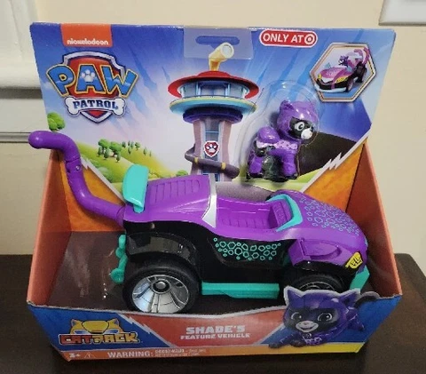 Paw Patrol SHADE  VEHICLE CAT PACK Jaguar Car & Figure NEW Cover