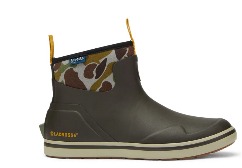 Botas impermeables LaCrosse 621201 Alpha Deck para hombre 6" negras oliva/camuflaje zapatos Foto 1 de 1