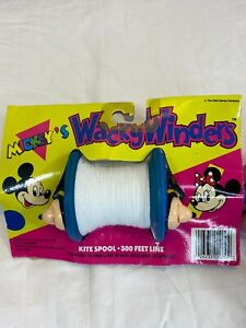 Vintage 1996 Spectra Star Mickey's Wacky Winders 300 Feet Line Kite Spool NEW