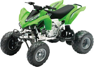 NEW-RAY KAWASAKI KFX450R KFX 450 ATV Quad 1:12 Scale Replica Toy 6" Green