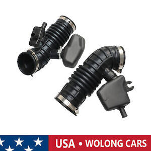 Pair Air Cleaner Intake Hose Driver& & Passenger Side for INFINITI FX35 09-12