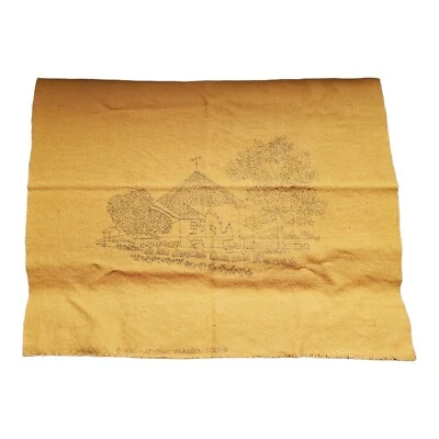 1974 National Paragon Corp #0140 Cross Stitch Pre-printed Cloth Approx 15X11" - Image 1 of 3