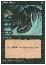 DARK RITUAL - MTG 5th Edition Common Instant