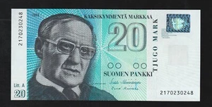 Finland, 20 Markkaa, ND (1993 - 1997), P-123, UNC Banknote, Pre-Euro - Picture 1 of 2