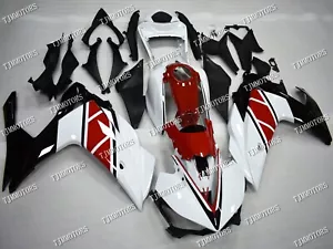 Fit for 2015-2018 YZF R3 R25 White/Red ABS Injection Mold Bodywork Fairing Kit - Picture 1 of 9