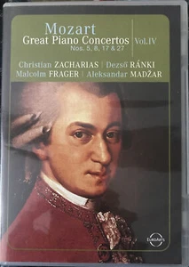 Mozart - Great Piano Concertos: Vol. 4: Nos. 5, 8, 17 & 27 (DVD, 2005) O - Picture 1 of 4