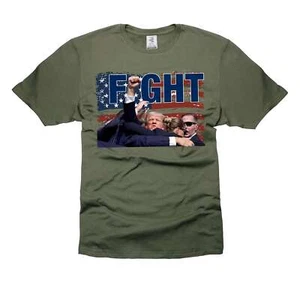 Men's Donald Trump PA Rally Shirt Trump Fist Pump Shirt Trump 2024 Shirt - Picture 1 of 8