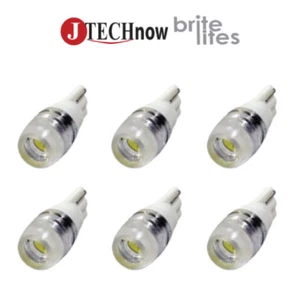 Jtech 6x T10 High Power 1.5W LED Xenon White PIR Lens Bulb 194 168 2825 W5W - Picture 1 of 6