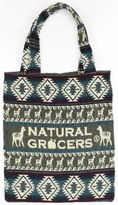 Natural Grocers shopping tote bag - handcrafted in Ecuador - Picture 1 of 3