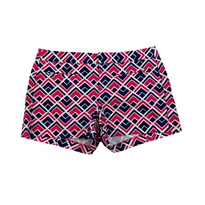 Gap 4" Geometric Print Shorts Womens Size 6 Oxford Multi Colored  - Picture 1 of 9
