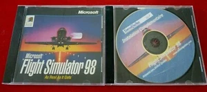 *PC Software CD-ROM Lot of 2 - Flight Simulator 98 + Instalation Compl/mentaire - Photo 1/3