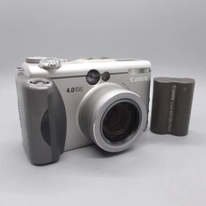 Canon PowerShot G3 4.0MP Flip Screen Digital Camera Silver Tested - Picture 1 of 10