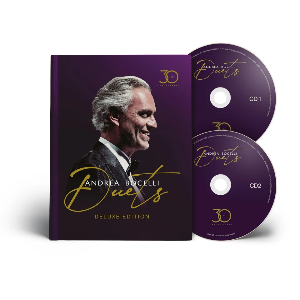 Andrea Bocelli Andrea Bocelli: Duets - 30th Anniversary (CD) with Book - Bild 1 von 1