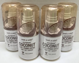 Wet n Wild PhotofocusCoconut 3-In-1 Primer Water, Lot of 4 - Picture 1 of 3