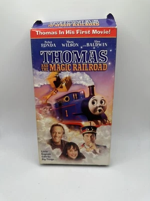 Thomas and the Magic Railroad VHS Tape 2000 Peter Fonda Alec Baldwin Slip Sleeve - Image 1 of 4