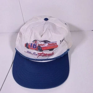 Vintage Scotty's Racing Snapback Rope Hat Cap NASCAR Eddie King #16 signed - Picture 1 of 4