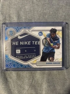2024 Topps Royalty Tennis Daniel Rincon Platinum Rookie Jumbo Relic 1/1 Nike - Bild 1 von 2