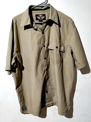 Harley-Davidson Camisa Calavera Manga Corta Abotonada, Hombre XL Foto 1 de 4