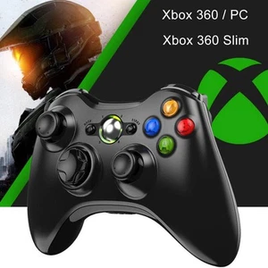 Wireless Controller For Microsoft Xbox 360 & 360 Slim Windows System PC Laptop - Picture 1 of 12