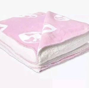 Victoria’s Secret PINK VIOLET HEART EARTH Sherpa Blanket Limited Edition HTF - Picture 1 of 2
