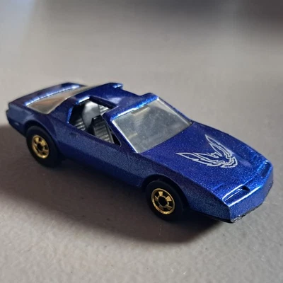 Pontiac Firebird 1982 Hot Wheels transmisión automática azul dorado ruedas Hong Kong Foto 1 de 4