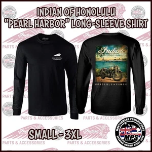 **ARTÍCULO DE CONCESIONARIO** CAMISETA L/S INDIAN OF HONOLULU, HAWAII PERSONALIZADA PEARL HARBOR - Imagen 1 de 3
