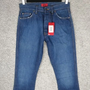 HUGO BOSS H116 BOOTCUT HOMBRE VAQUEROS VINTAGE W30 L36 CLÁSICO SLIM FIT AZUL NUEVO CON ETIQUETAS - Imagen 1 de 8