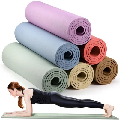 6 Pcs 10mm Thick Yoga Mat Bulk, 68 x 24 Inches, Anti-Slip Tear-Resistant Exer... - Image 1 of 4