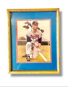 Eddie Mathews Signed Photo 8 x 10 w/ JSA Certification - Picture 1 of 2