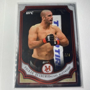2018 Topps UFC Museum Collection Volkan Oezdemir Ruby /8 - Picture 1 of 2