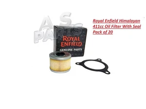 Genuine Royal Enfield Himalayan 411cc - "Oil Filter With Seal Pack of 20 Pcs" - Picture 1 of 15