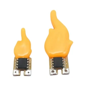 5Pcs Flame Shaped LED Filament Bulb LED Flashing Lights Enduring - Picture 1 of 10