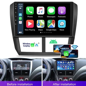 Apple CarPlay 64GB For Subaru Forester 2008-12 Android 13 Car Radio Stereo Navi - Picture 1 of 20
