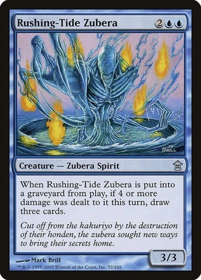 (4x) RUSHING-TIDE ZUBERA - Saviors of Kamigawa – MTG Magic the Gathering Card - Image 1 of 4