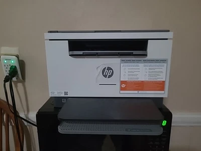 HP LaserJet M234dwe Monochrome Laser All-In-One Printer Still Has Toner. - Image 1 of 4
